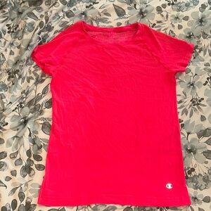 Champion Activewear Breathable workout shirt, hot pink, hot coral color Size S